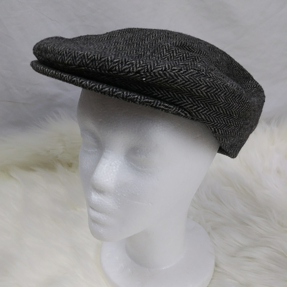 🌷Lake of the isle‎ wool newsboys cap hat M twill